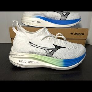 Mizuno Neo Zen Running Shoes Sneakers White, Black, Blue, Green Mens 8